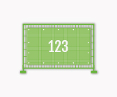 Bauzaunplane Mesh bedrucken