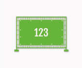 Bauzaunplane PVC-Banner bedrucken