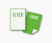 Flyer farbig bedrucken
