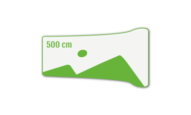 faltbare Pressewand leicht