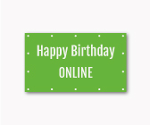 Geburtstagsbanner online gestalten