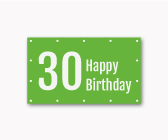 Geburtstagsbanner 30