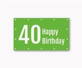 Banner zum 40 Geburtstag