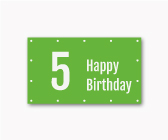 Fotobanner für 5 Geburtstag