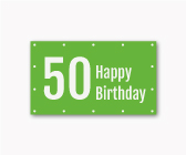 50 Geburtstagsbanner
