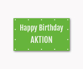 Fotobanner für Geburtstag günstig drucken