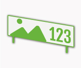 Plakatbanner schmal drucken