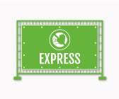 Bauzaunbanner Express drucken