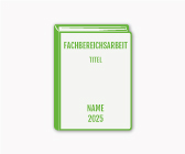 Fachbereichsarbeit mit Hardcover binden