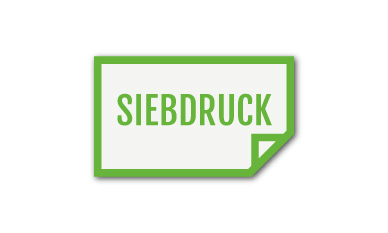 Nahaufnahme einer Siebdruckmaschine im Betrieb, bei der ein Rakel grüne Farbe auf das Siebgewebe verteilt.