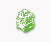 Digitaldruck mit verschiedenen Geräten